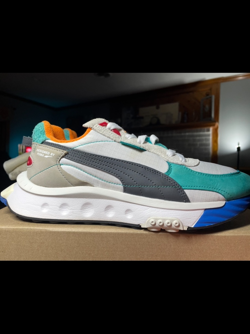 PUMA Wild Rider Layers 'White Viridian Green' M 380697-02 8M